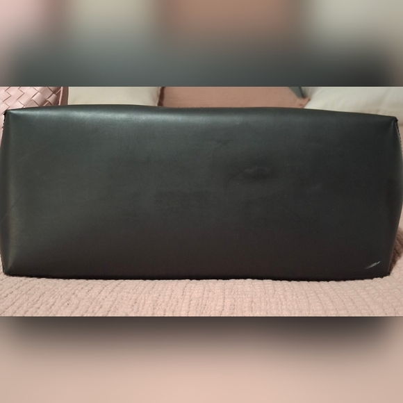 Tory Burch Ella Black Canvas With Leather Trim Tote Bag GUC - Picture 8 of 8